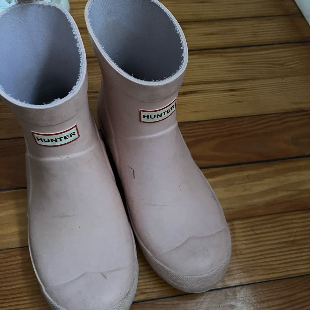 Hunter Blush Waterproof Boots